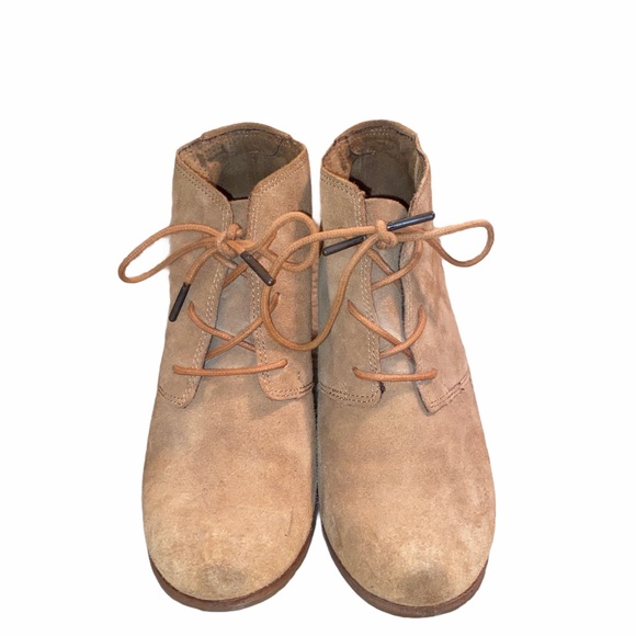 Toms Tan Heel Booties/Boots, Good condition - Picture 3 of 3